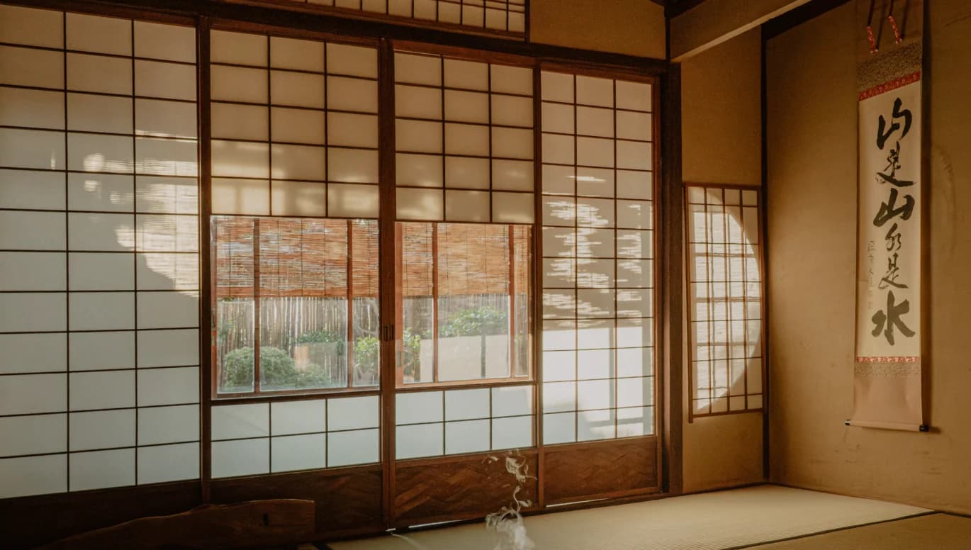 Traditional tea room