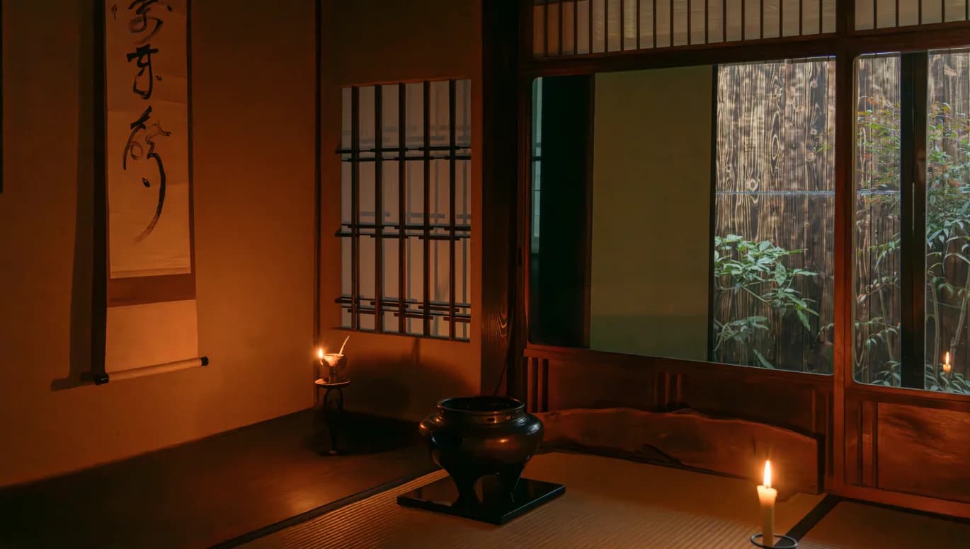 Traditional tea room