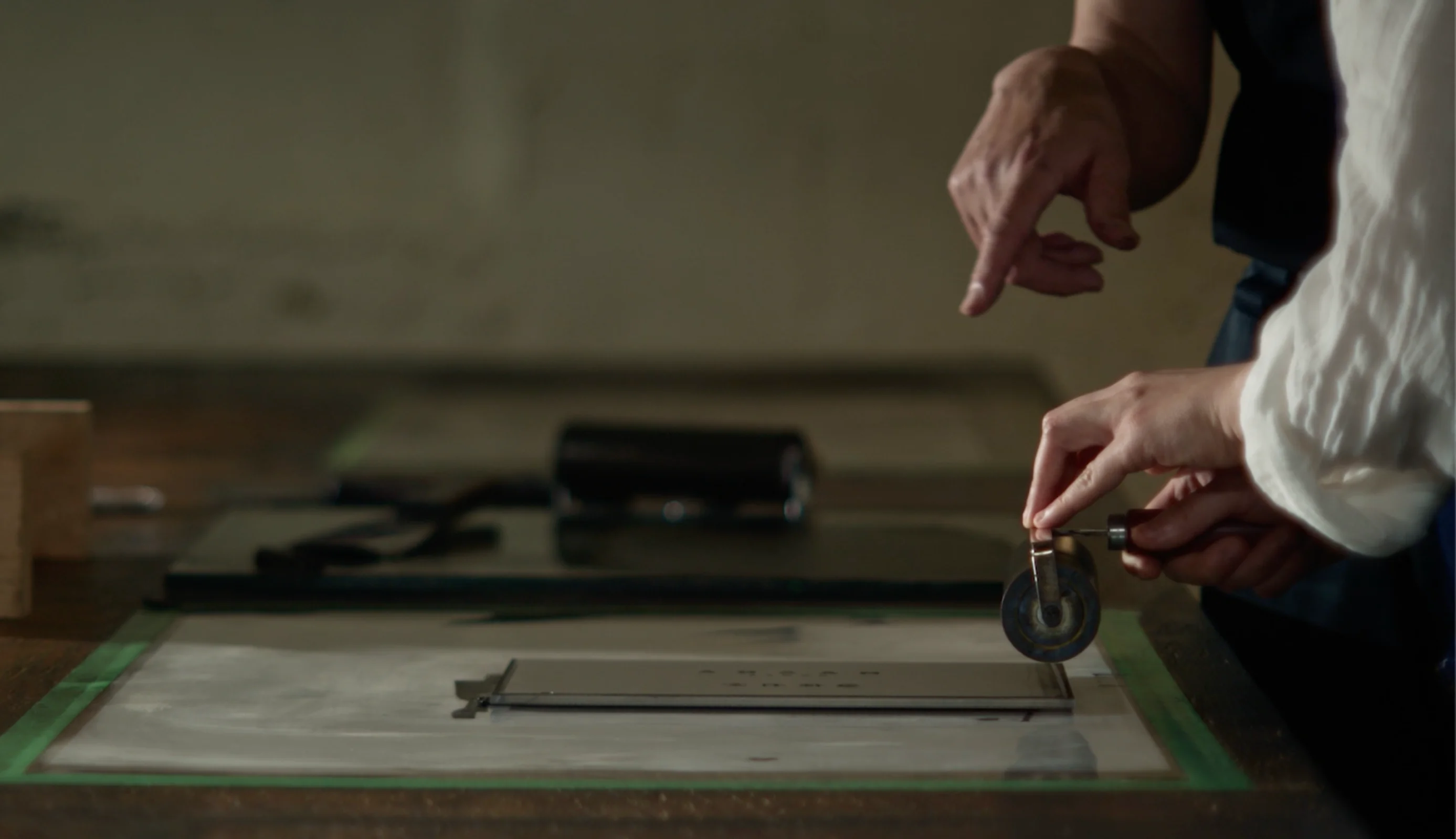 Collotype printing workshop