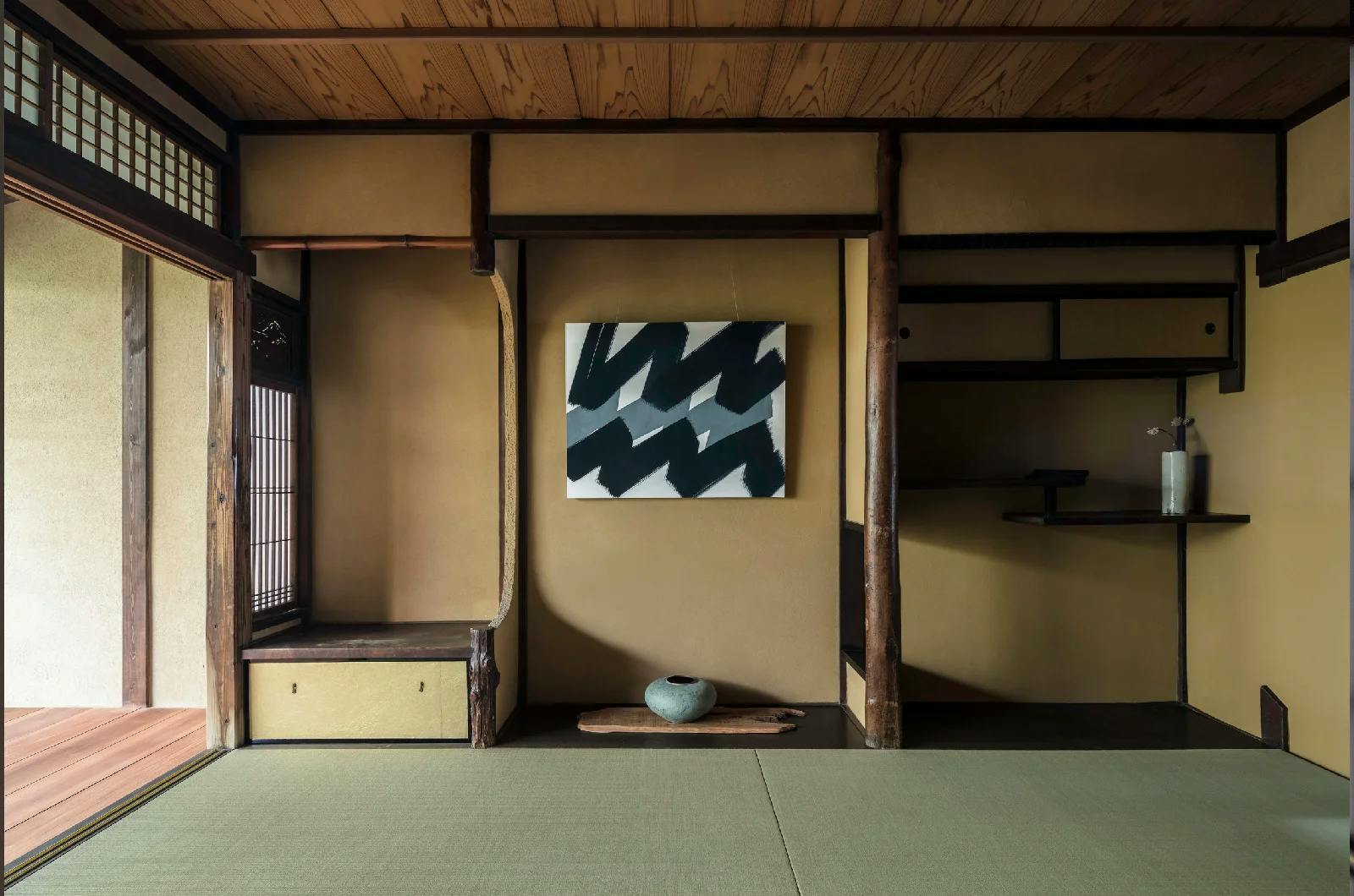 Maana Kyoto japanese-style living room with tokonoma