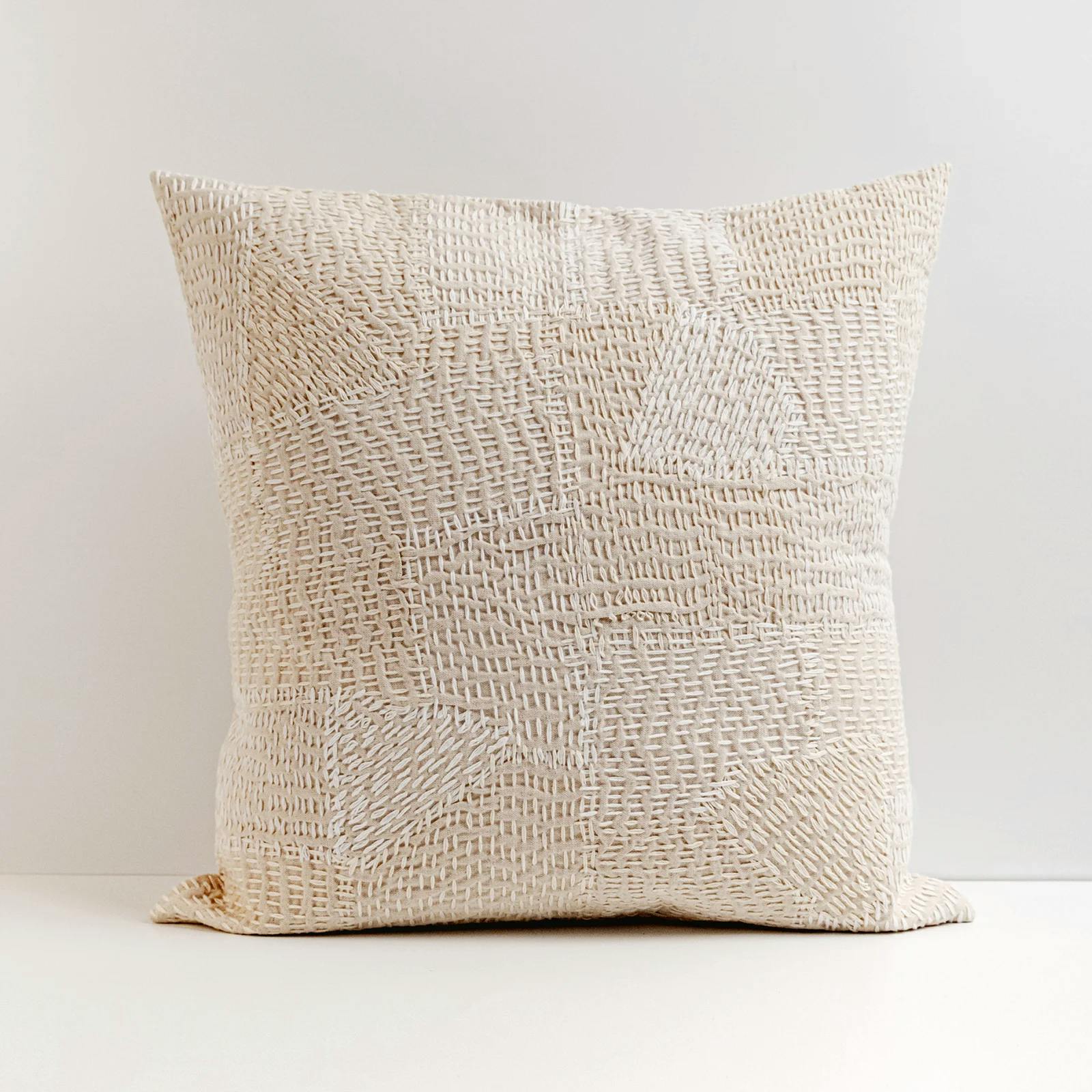 Image of sashiko pillow